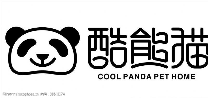 logo酷熊猫图片