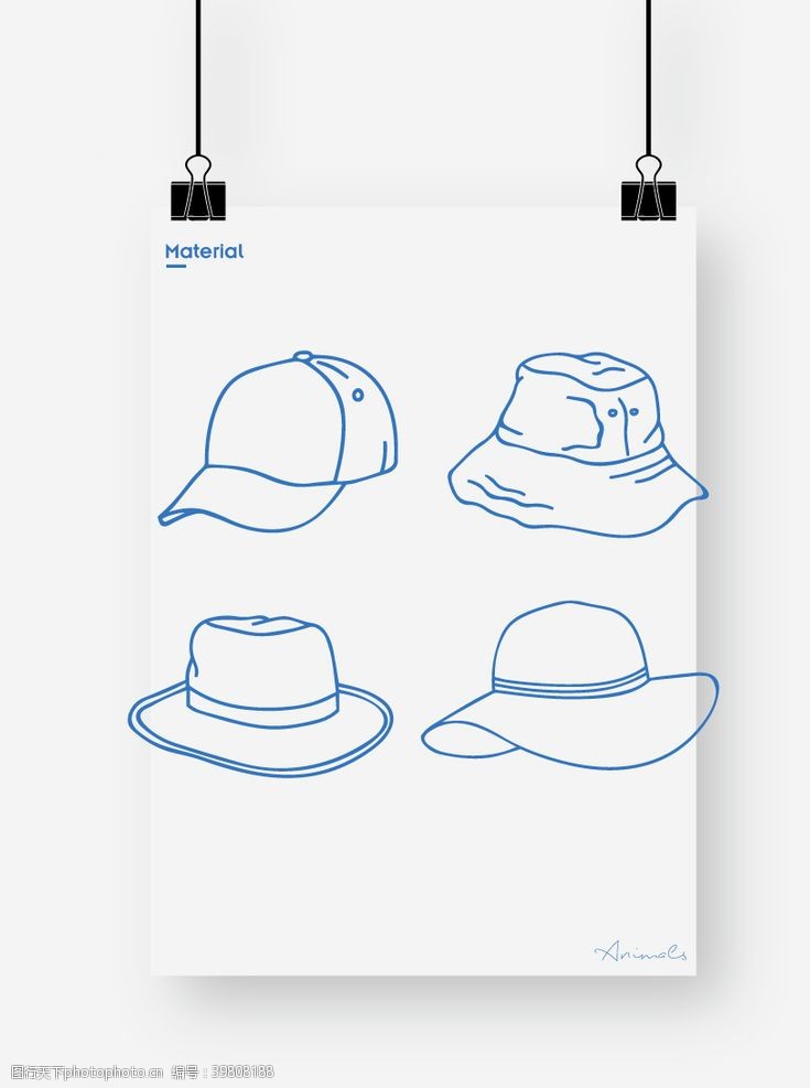 logo帽子图片