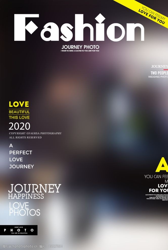 x展架排版欧美时尚杂志封面设计图片