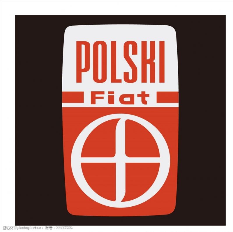 名牌车POLSHI标志矢量图片