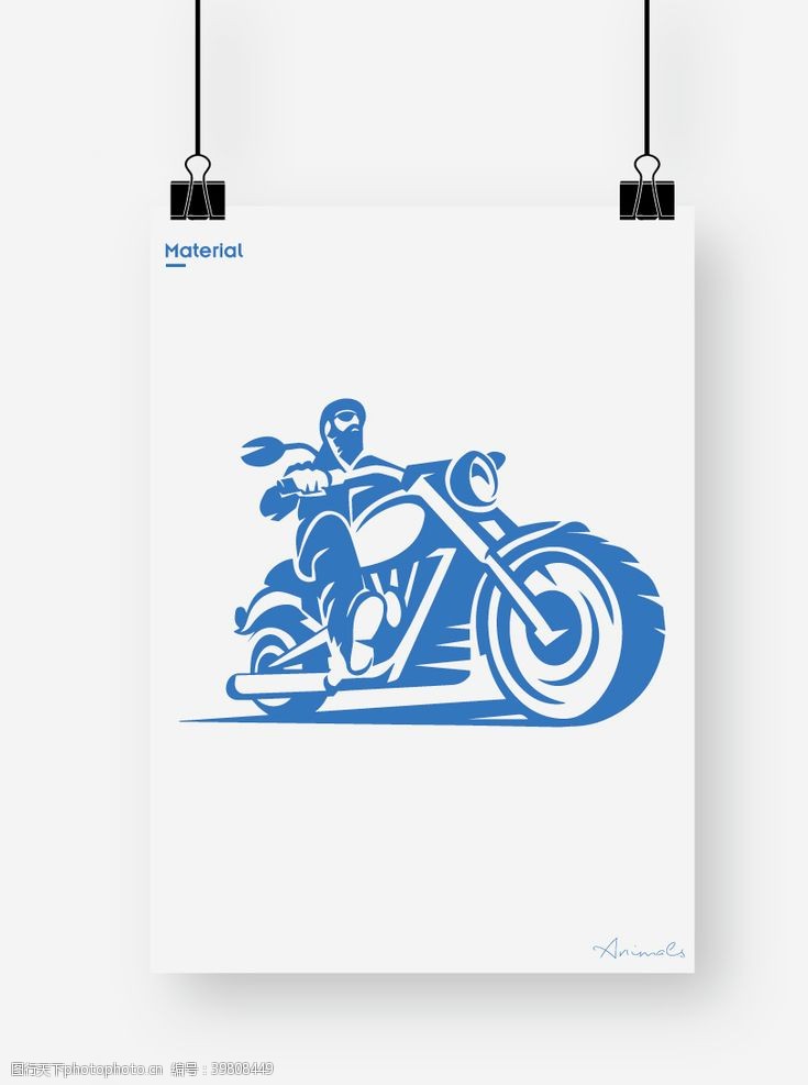 logo骑摩托图片