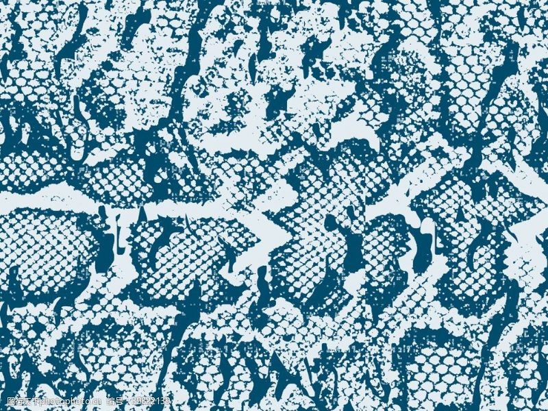 数码迷彩印花蛇纹图片