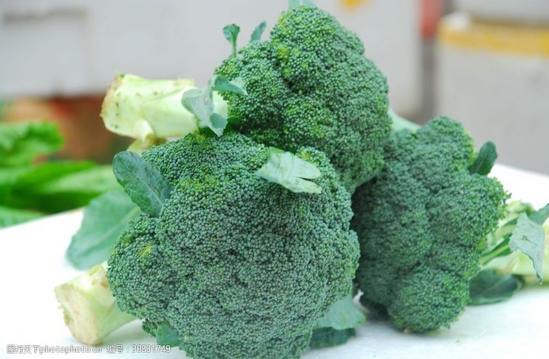 各种绿色蔬菜西兰花图片
