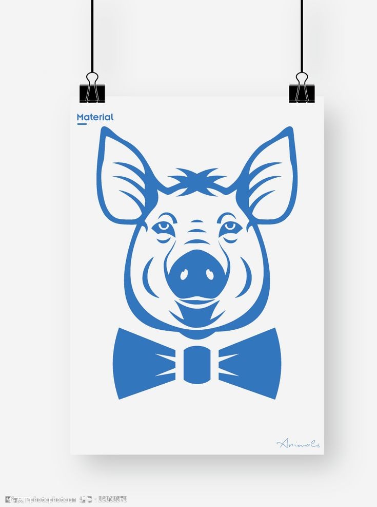 logo猪图片