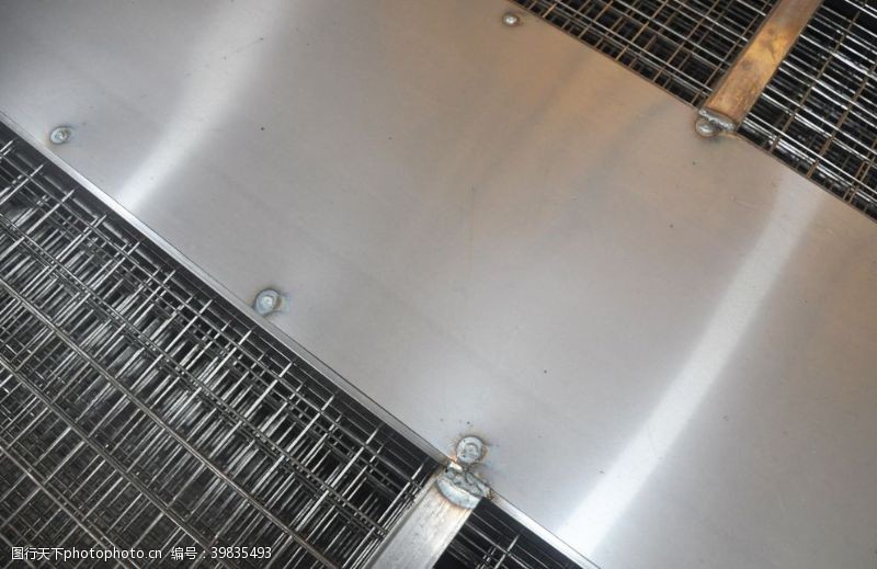 电梯间不锈钢钢板铁网烧焊半成品图片