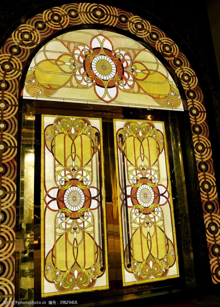 ktv教堂玻璃图案图片