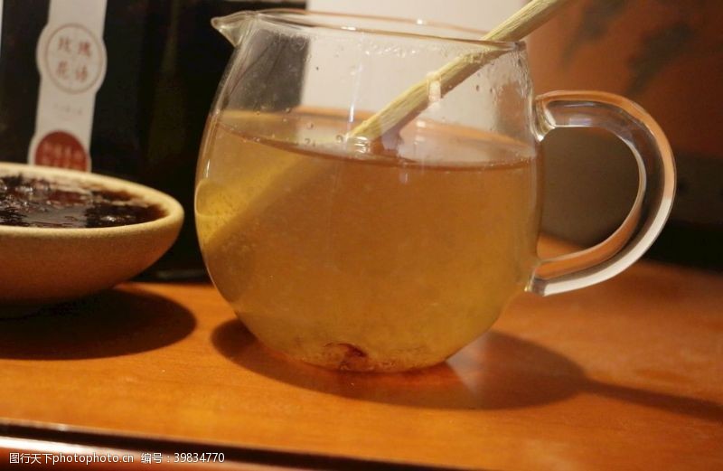 水花玫瑰花酱饮料图片