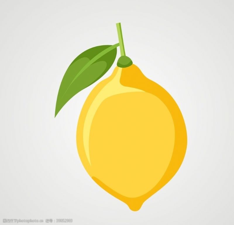 水果卡通柠檬矢量柠檬图片