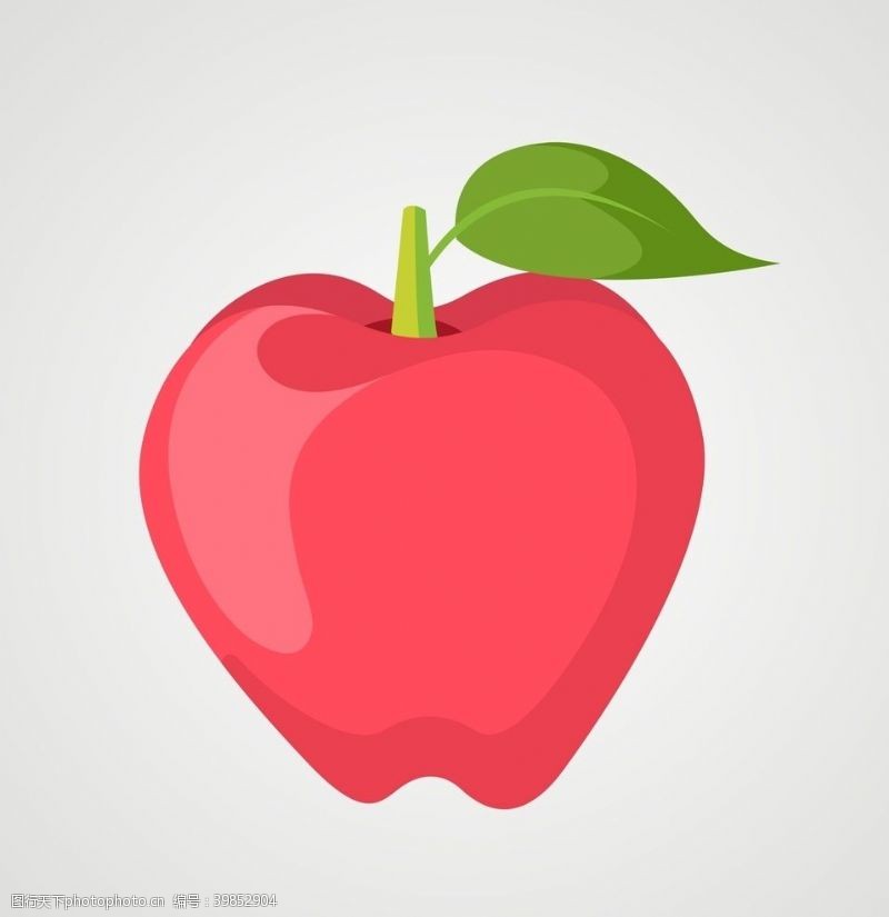 蔬菜透明底苹果矢量苹果图片