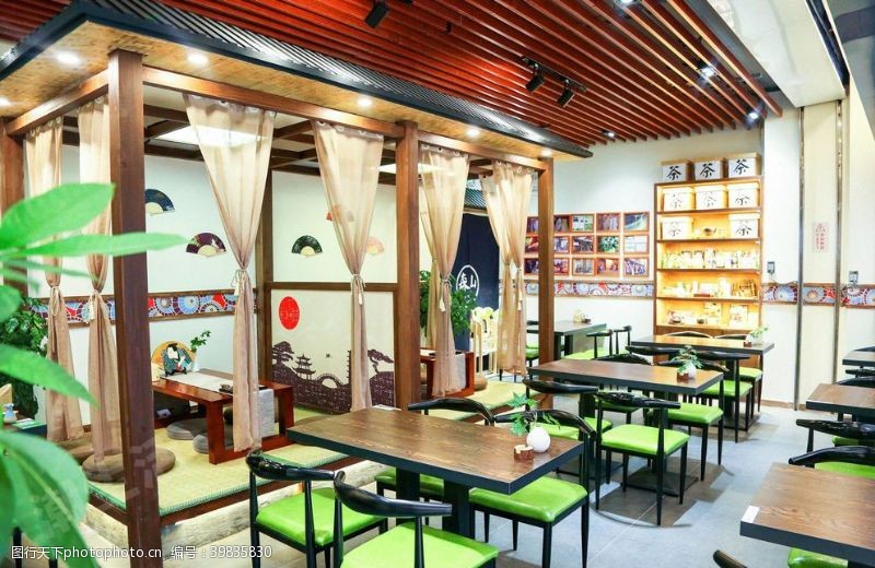 日本旅游日本茶餐厅图片