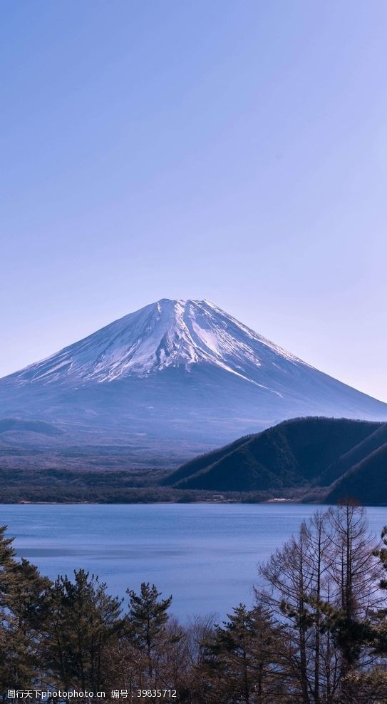 山峦日本富士山图片