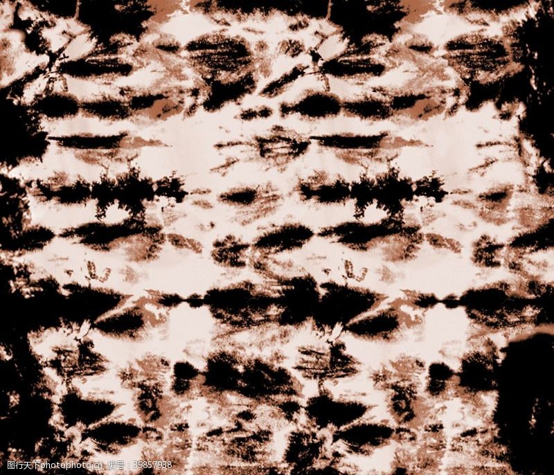 民族花纹数码印花匹布面料设计豹纹图片