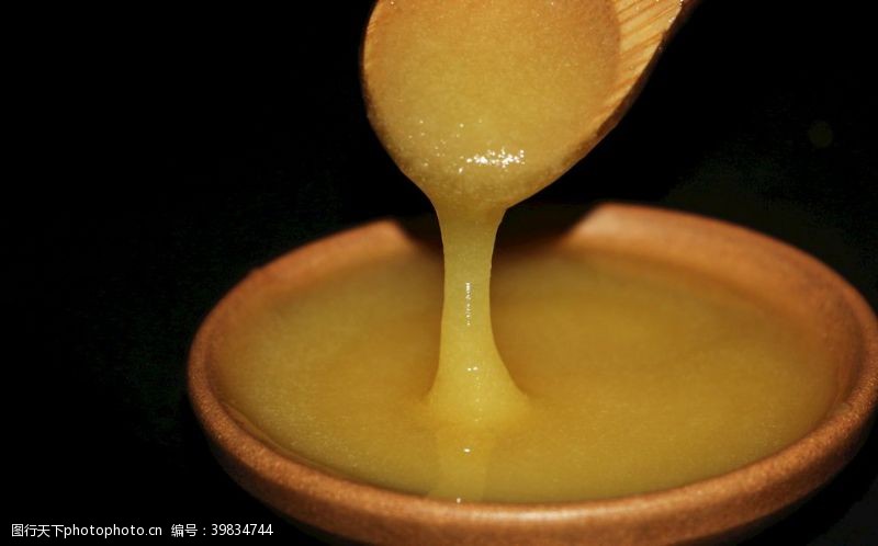 天然水晶土蜂蜜图片