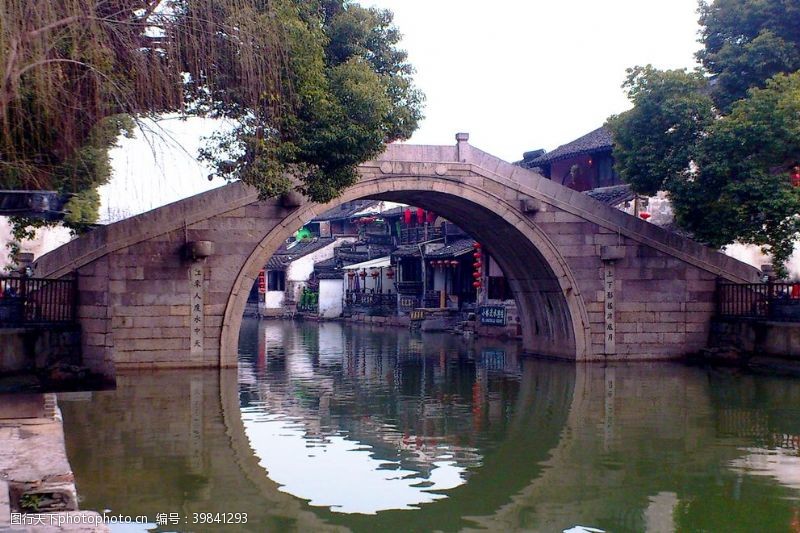 徽式建筑西塘古镇图片
