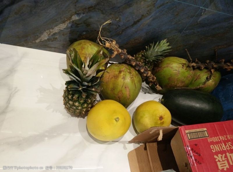 生鲜水果素材椰子图片