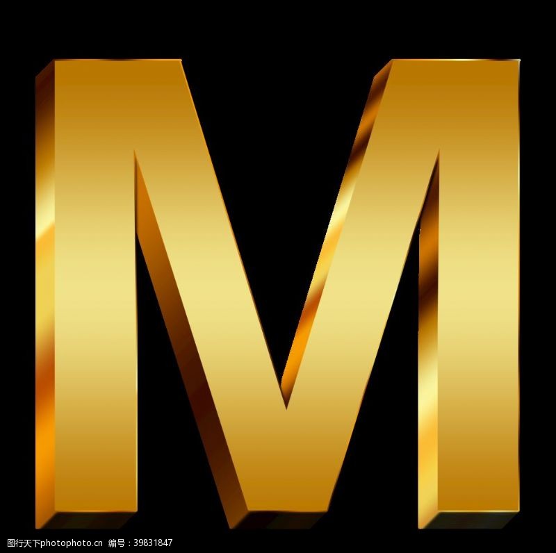 通讯字母M图片