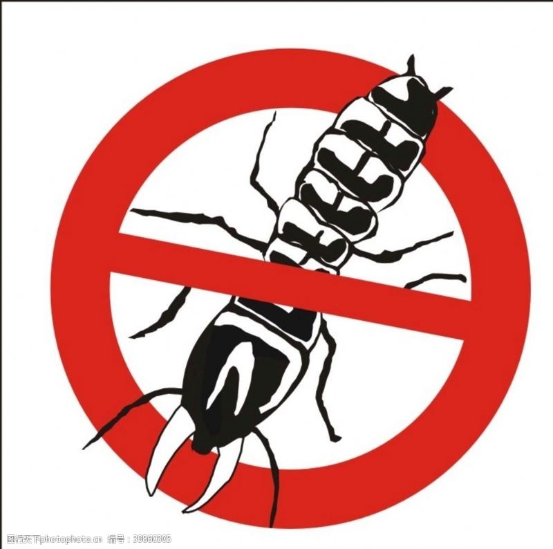 蚂蚁防虫标志图片