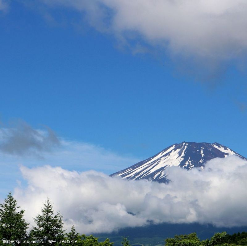 日本旅游富士山图片