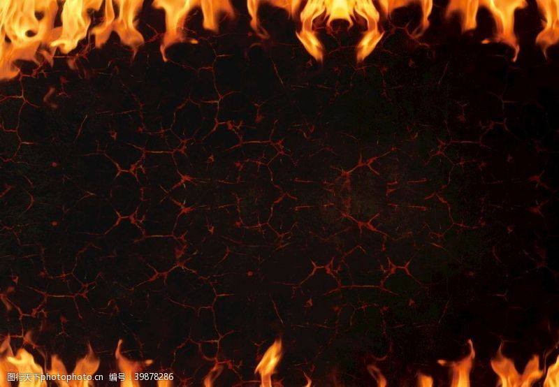 余烬火岩浆背景图片