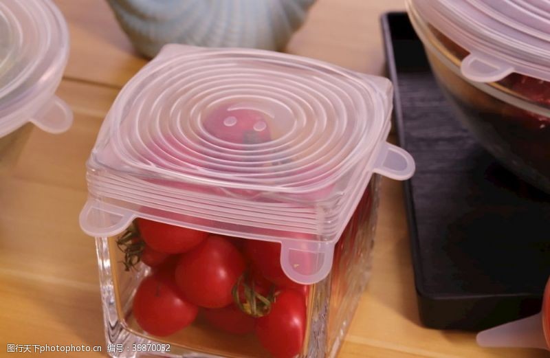 冰箱家用食品级硅胶密封盖保鲜图片