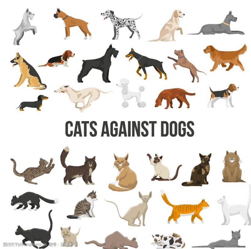 宠物造型猫狗造型图标图片