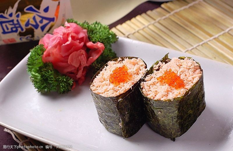 主食类寿司类吞拿鱼沙律图片