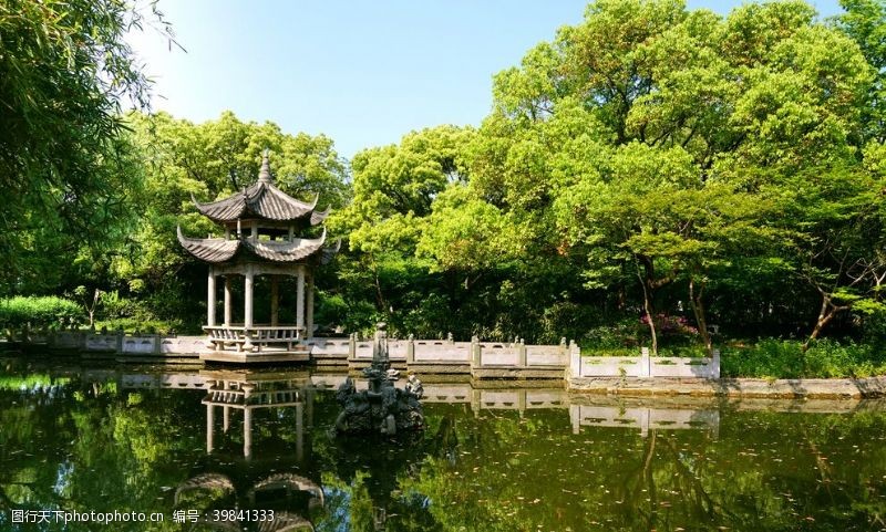 城市风景照片苏州园林图片