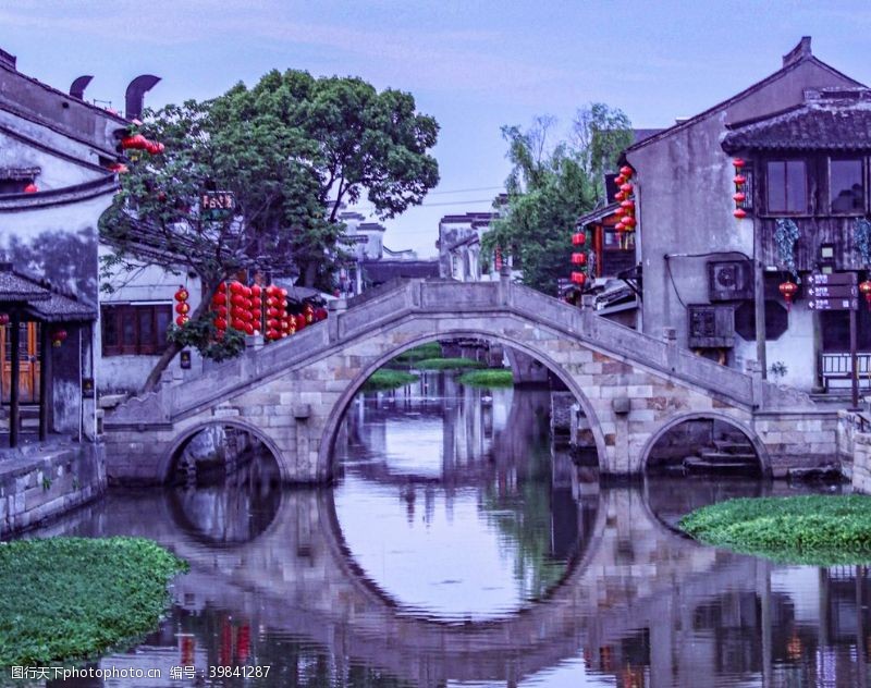 徽式建筑西塘古镇图片