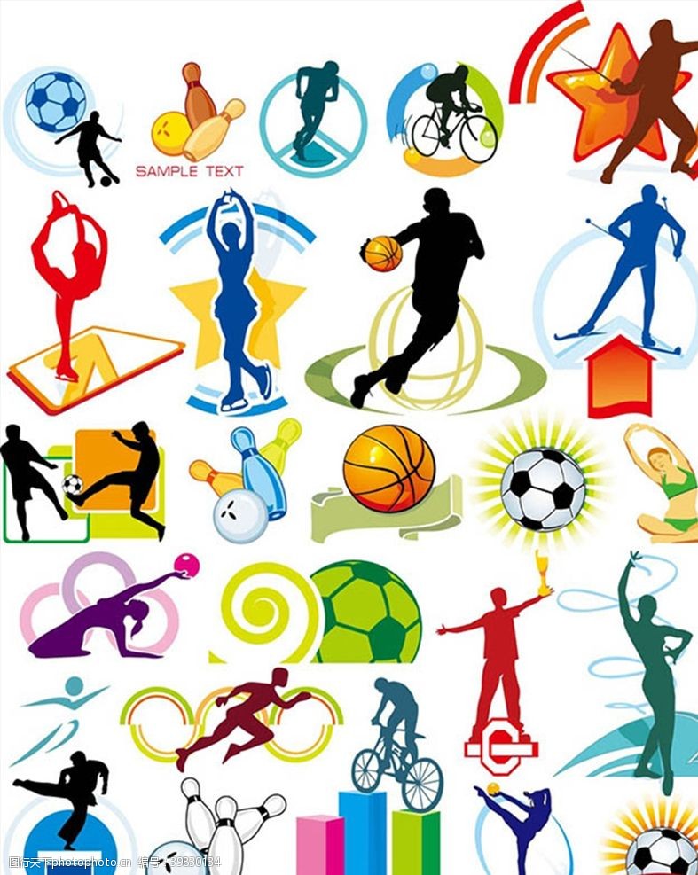 体育项目运动项目图标图片