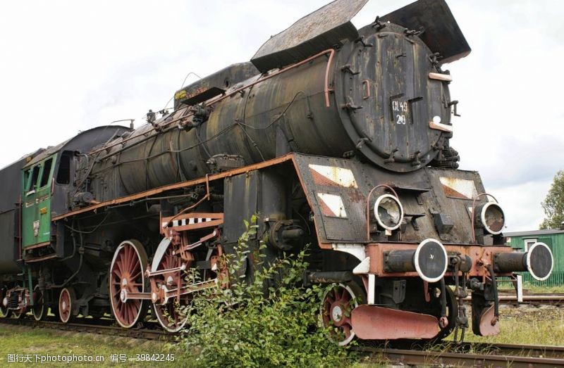 铁路蒸汽火车图片