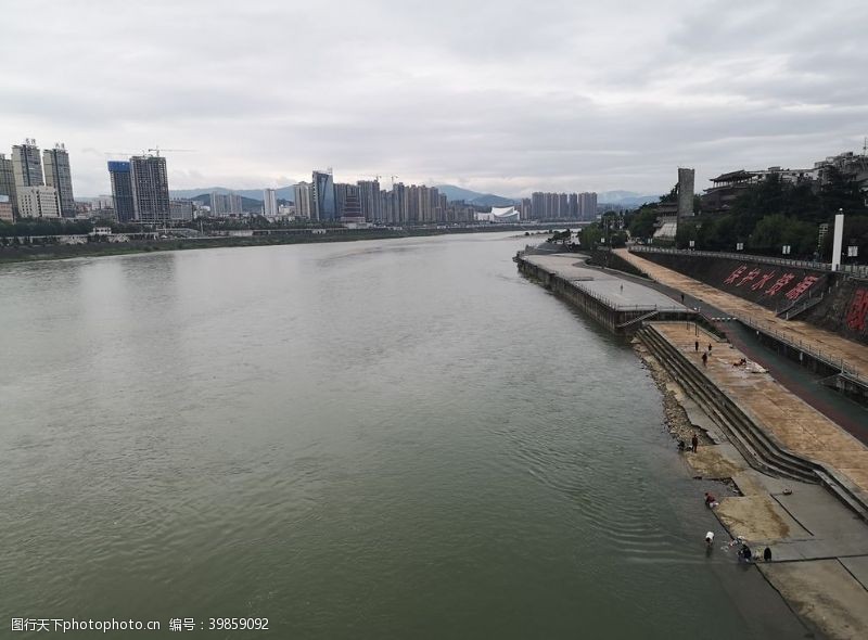 自行车文化安康汉江一桥图片