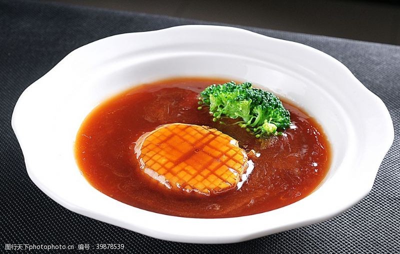 红心鲍鱼菇捞饭图片