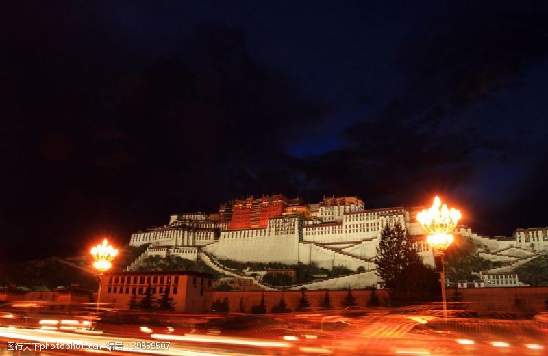 宗教建筑布达拉宫图片