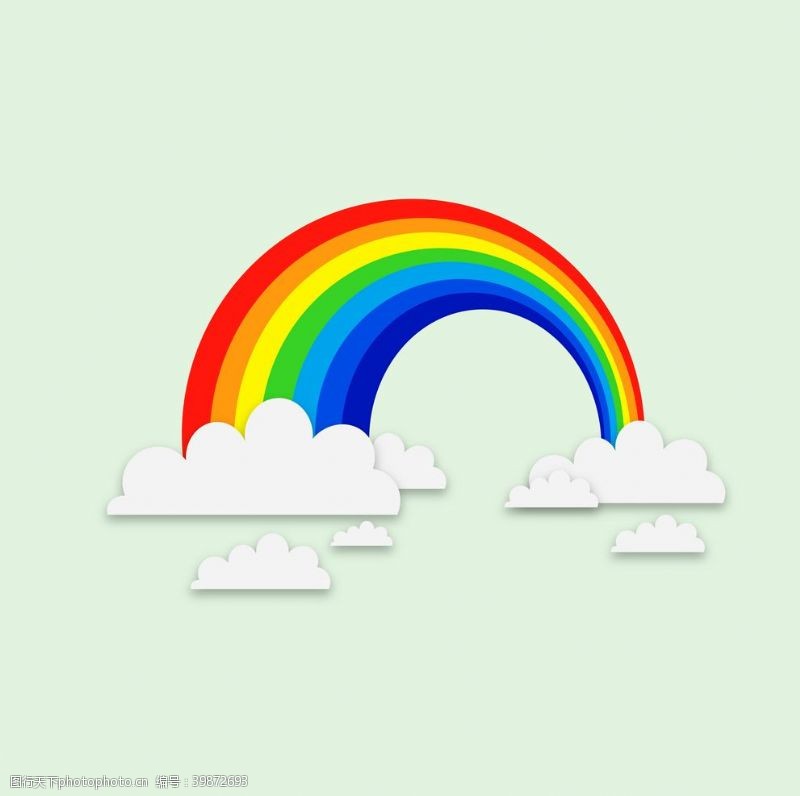 气候彩虹彩色背景图片