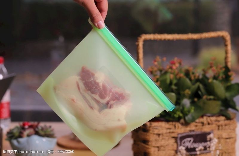 冷冻冷藏硅胶密封袋食品级加厚耐图片