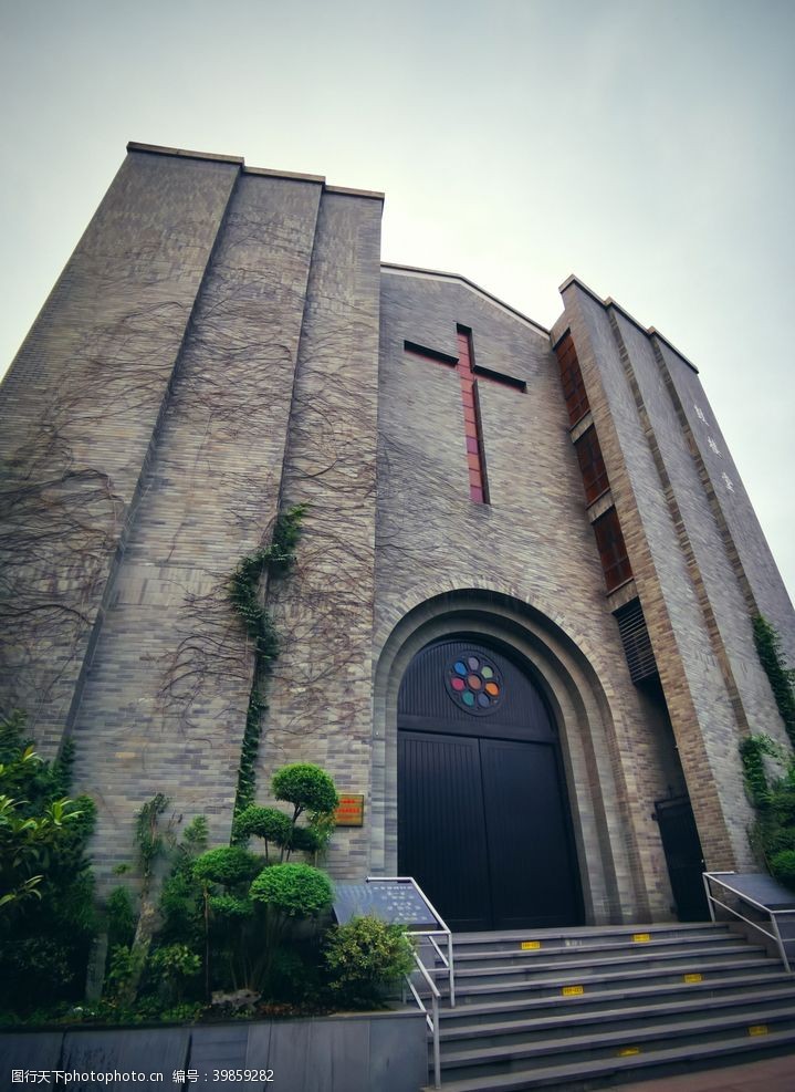 杭州西湖文化杭州河坊街教堂图片