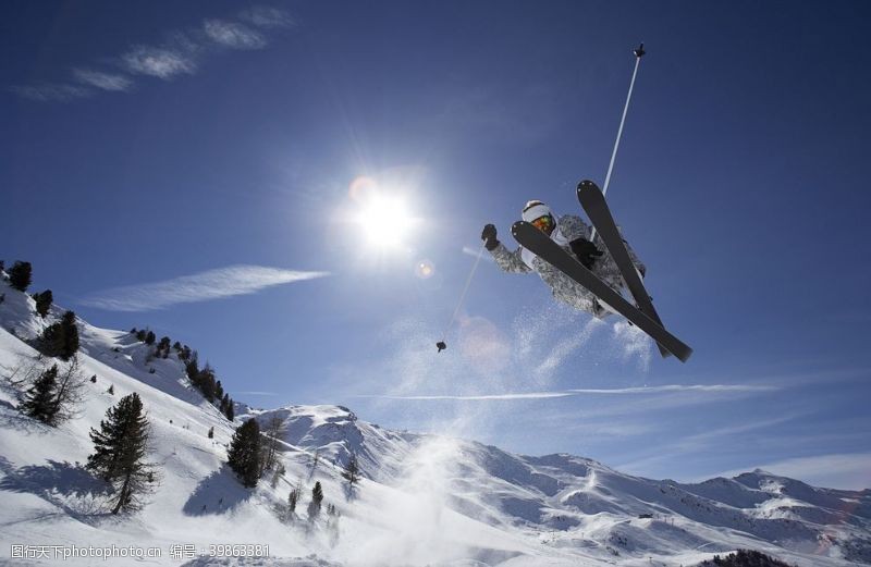 激情运动滑雪板滑雪海报单板滑雪图片