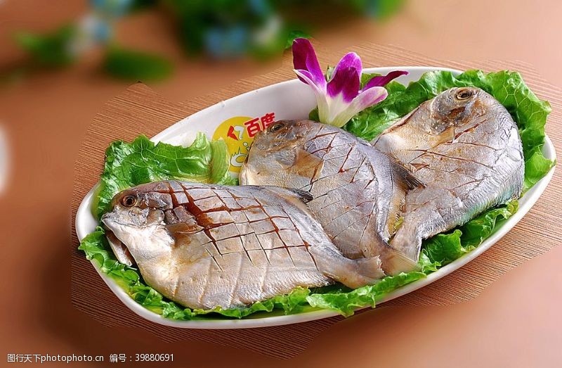火锅配菜海鲜武昌鱼图片