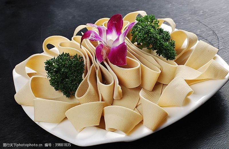 肥料火锅配菜鲜豆腐皮图片