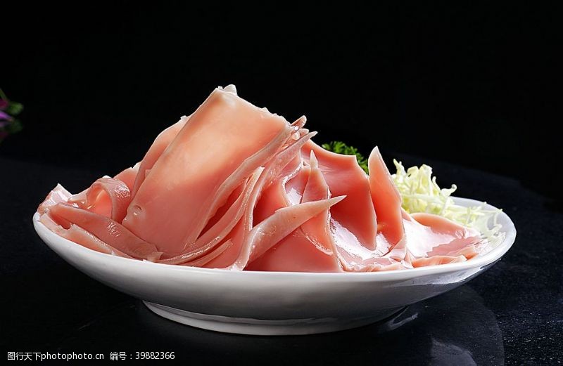 火锅配菜猪黄喉图片