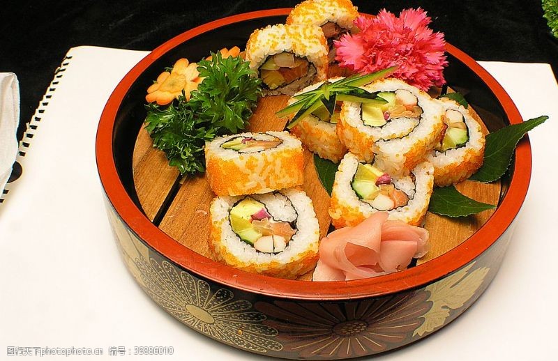 卷心菜加州寿司卷图片