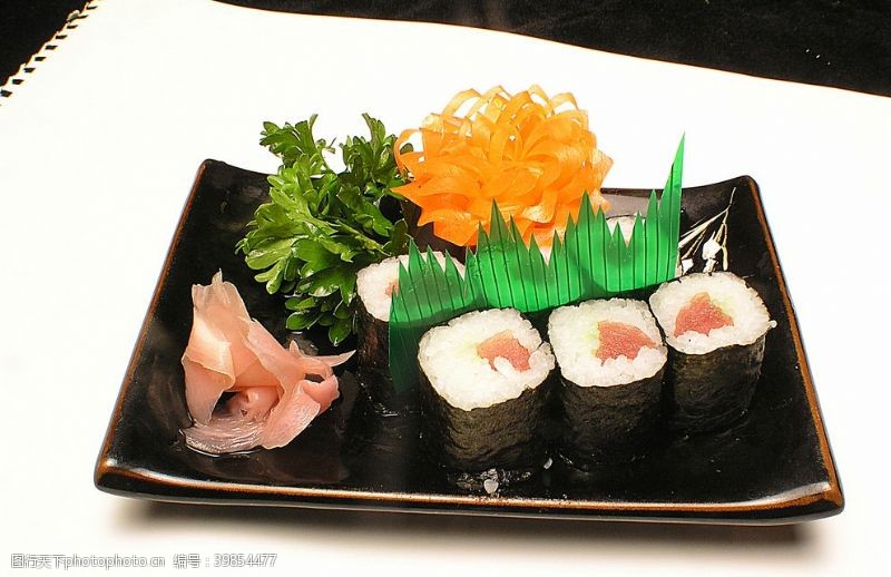 红金鱼金枪鱼寿司卷图片