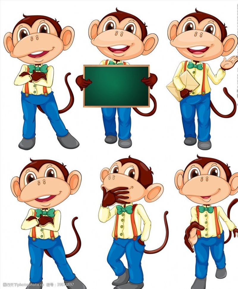 2016猴年卡通猴子图片