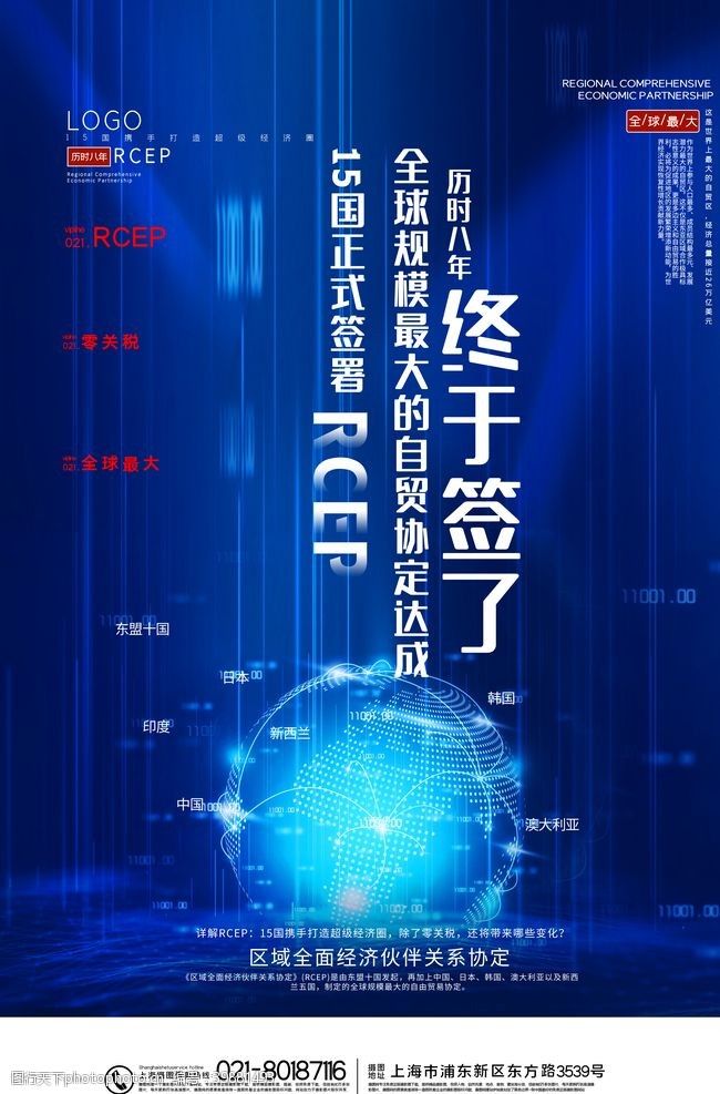 合作共赢科技城市rcep图片