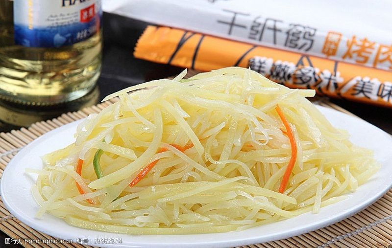 炒菜炝土豆丝图片