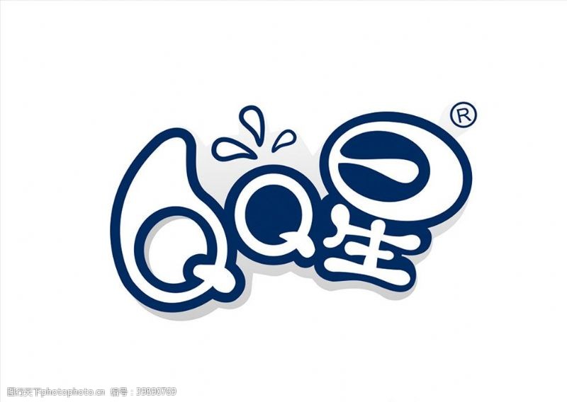 牛奶标志QQ星logo图片