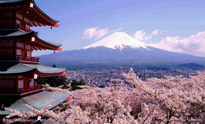 日本旅游日本富士山图片