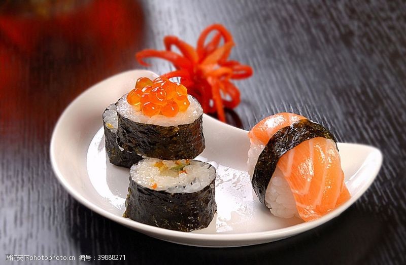 日常传统日式寿司图片