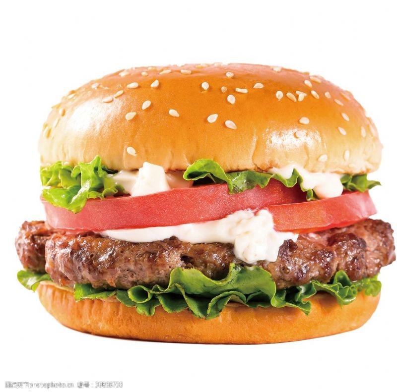 麦当劳双层牛肉汉堡图片