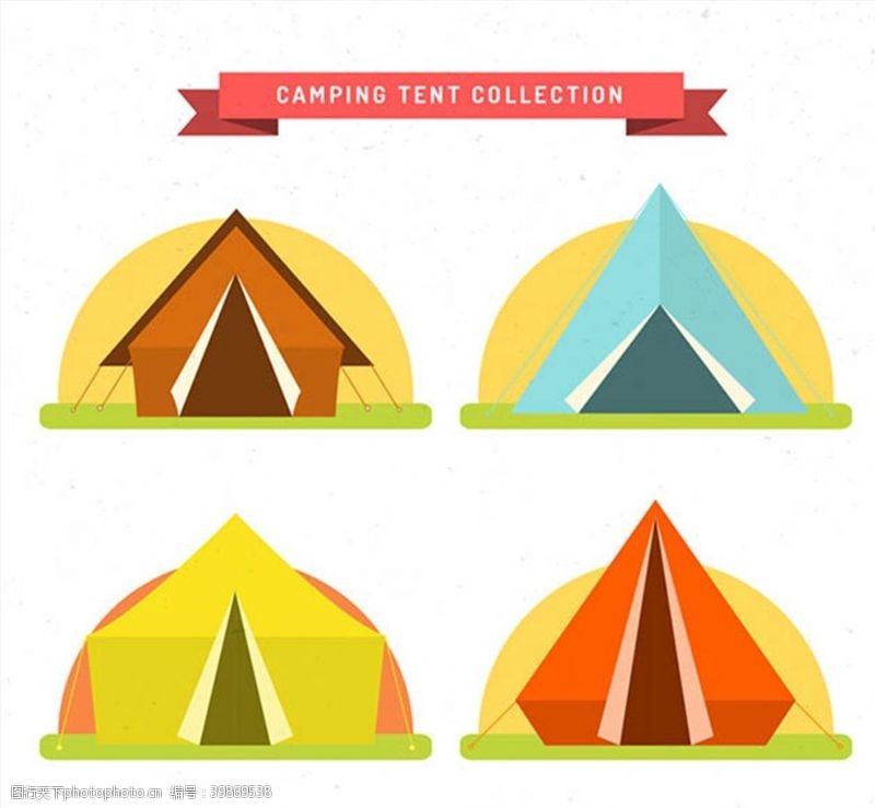 帐篷广告夏季野营帐篷图片